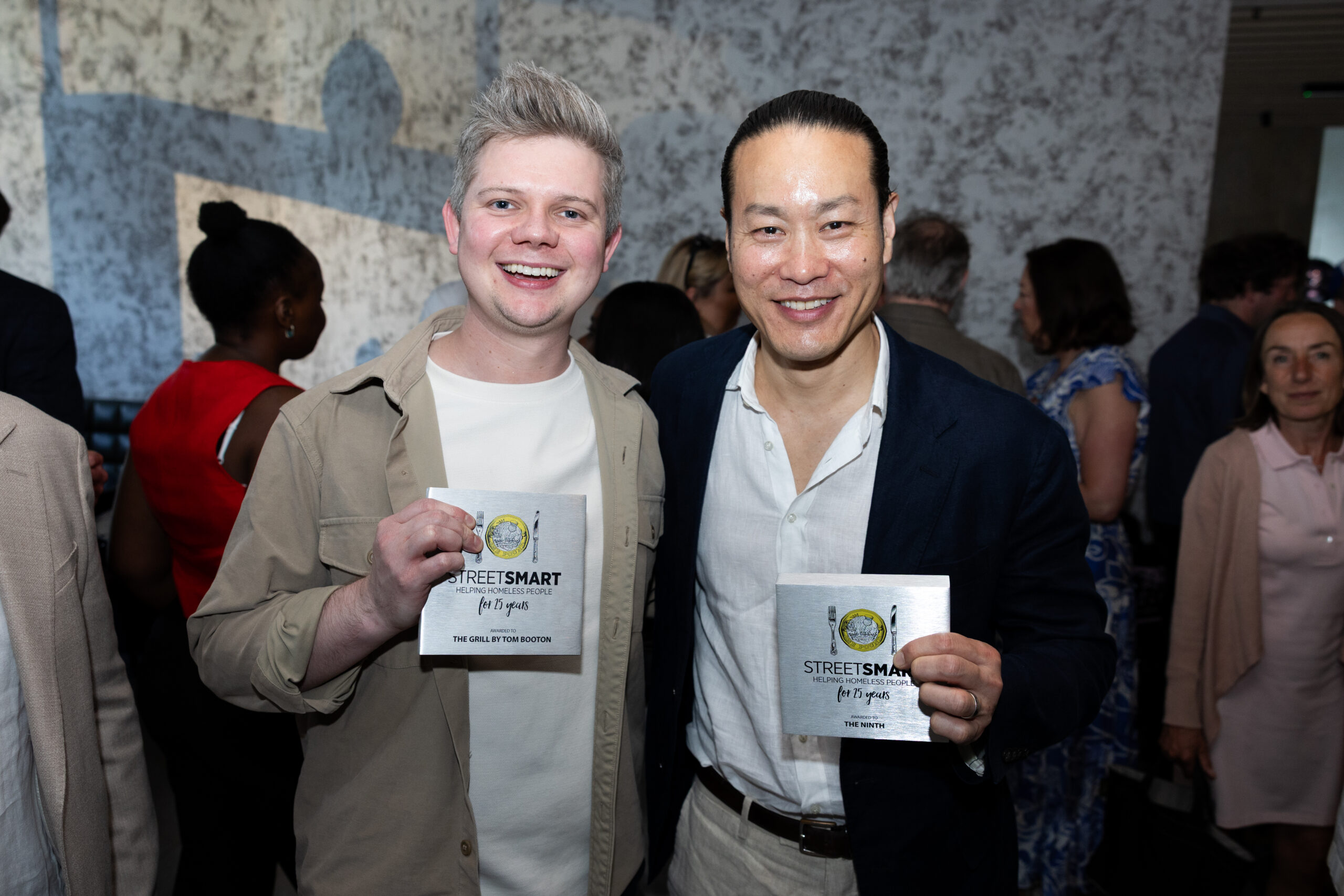 Men with awards